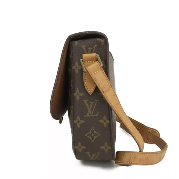 AUTH Louis Vuitton Monogram Saint Cloud GM Shoulder Bag Crossbody - Picture 3 of 11